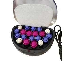 Remington H5600 Ionic Conditioning Hair Setter 20 Velvet Hot Rollers Purple